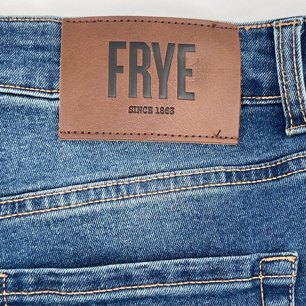 Frye Womens Jeans Size 4/27 Blue Denim High Rise Straight Leg Casual - Picture 9 of 10
